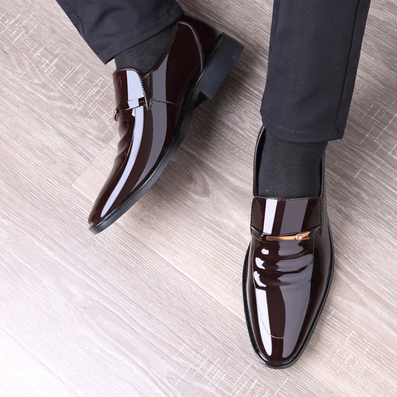 Men's Oxford Shoes British Style Business Formal Derby Fashion Comfortable Anti-Slip Casual Men's Footwear-2119