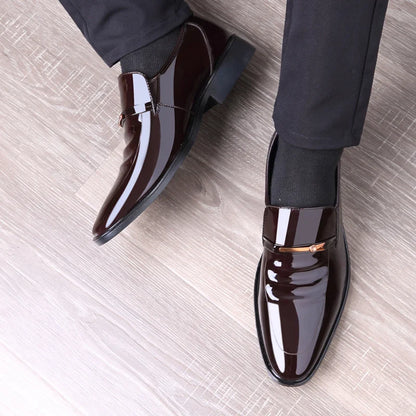 Men's Oxford Shoes British Style Business Formal Derby Fashion Comfortable Anti-Slip Casual Men's Footwear-2119