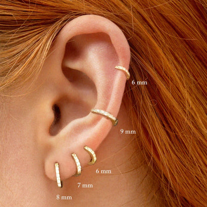 925 Sterling Silver Earrings For Women/Men Small Hoop Earrings Ear Bone aros Tiny Ear Nose Ring Girl aretes ear hoops A30