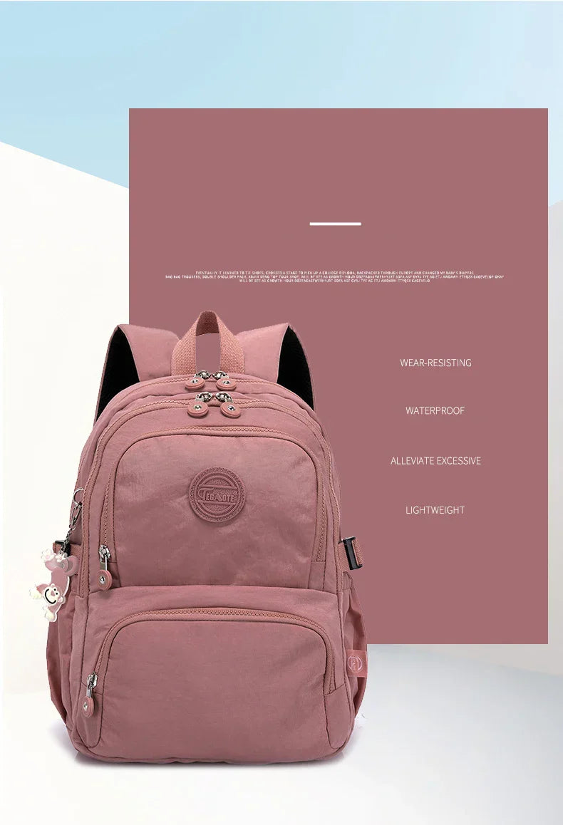Backpack for Women's Travel Bag Large Waterproof Mochila Feminina Pack Pack Bolsas School Bags for Kids Men Bagpack