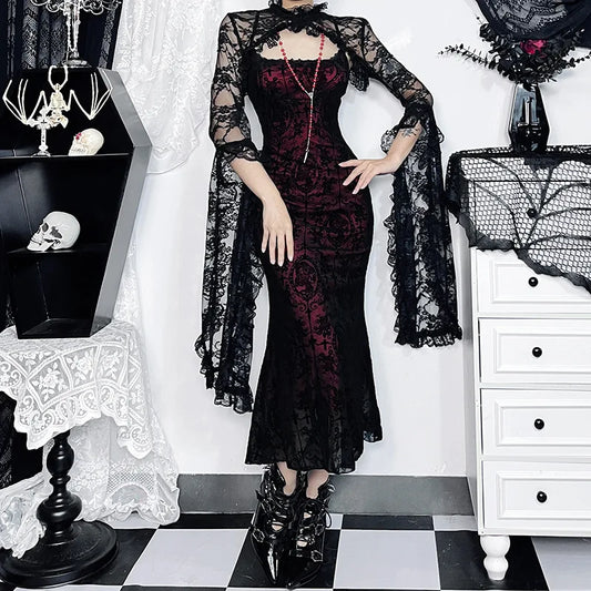 Long Fishtail Dress for Women Robe New Spaghetti Strap Sleeveless Backless Ruched  Vintage  Maxi Dress Vestidos