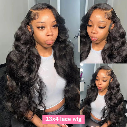 30 40 Inch 13x6 13x4 Body Wave Human Hair Wigs For Black Women 4x4 5x5 Glueless Wigs Human Hair 360 Lace Frontal Wig Pre Cut