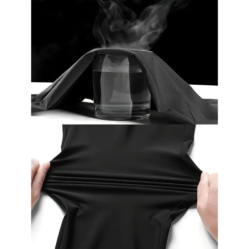 2Pcs Unisex Quick-drying Sweatpants Moisture-wicking Ice Fiber Elastic Waistband Breathable Straight Running Casual Baggy Pants