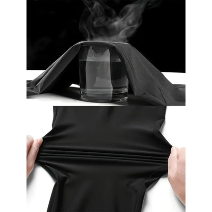 2Pcs Unisex Quick-drying Sweatpants Moisture-wicking Ice Fiber Elastic Waistband Breathable Straight Running Casual Baggy Pants