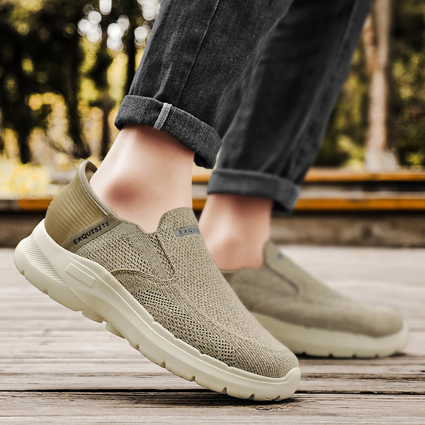 New Summer Breathable Canvas Shoes Men Loafers Slip On Sneakers Fashion Casual Men Shoes Lightweight Flats Men Driving
