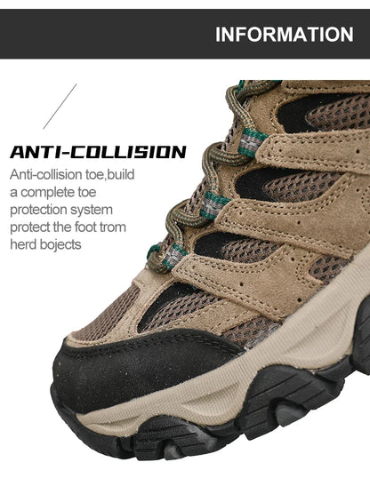 Men Hiking Shoes Designer Climbing Trekking Sneakers for Men Leather Outdoor Sports Work Man Shoes Run Shoes