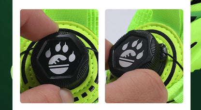 Children‘s Basketball Shoes Non-slip Breathable Sports Training Shoes Outdoor Lace-up Boys Girls Knit Jogging Shoes Gym Sneakers