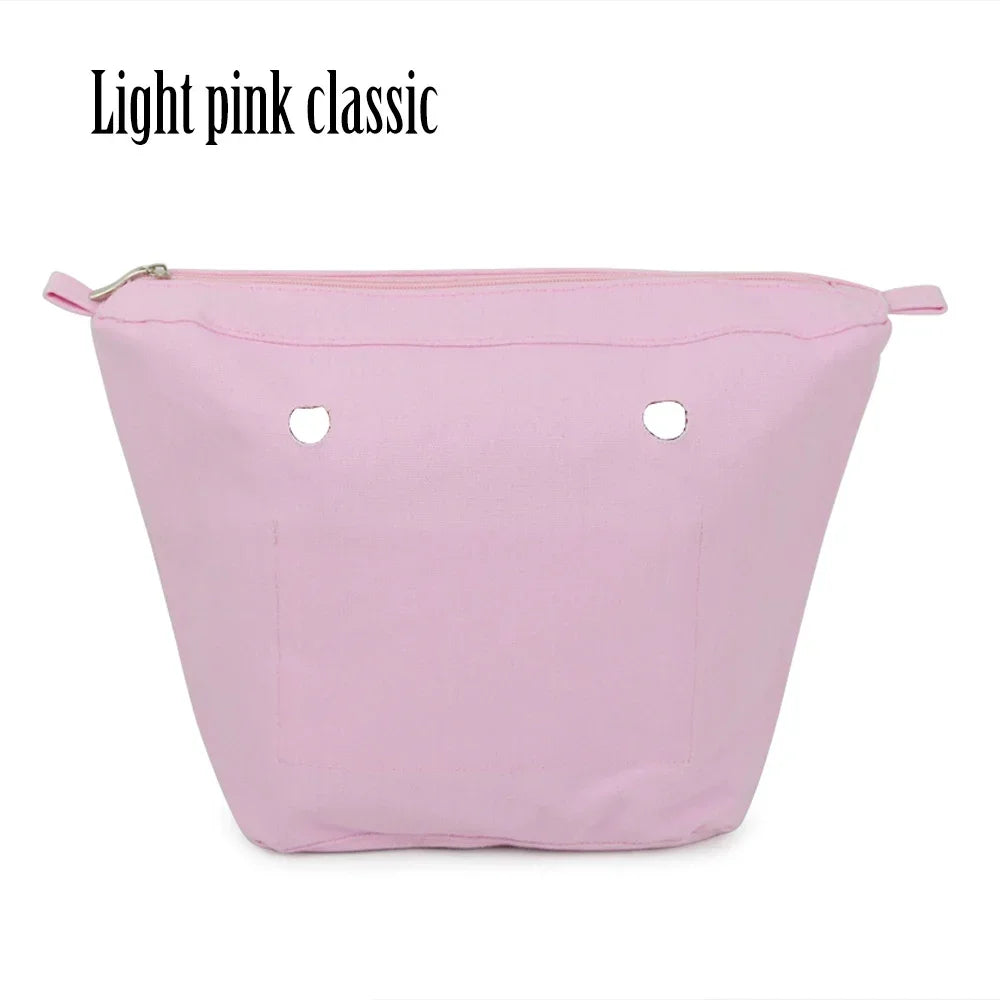 New Waterproof Inner Bag Organizer Insert Zipper Pocket for Classic Mini Obag Canvas Material for O Bag