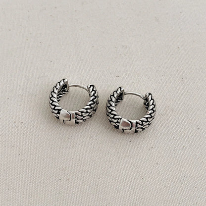 Fashion Jewelry Sweet Korean Temperament Metal Geometric Hoop Earrings For Women Party Gifts Simply Design Accessories