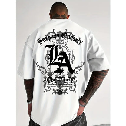 A new summer 2026  casual and fashionable 3D printed pattern breathable lightweight comfortable and soft men's T-shirt 6XL