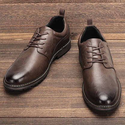 Men Casual Shoes Fashion Brand Comfortable 2025 Leather Shoes