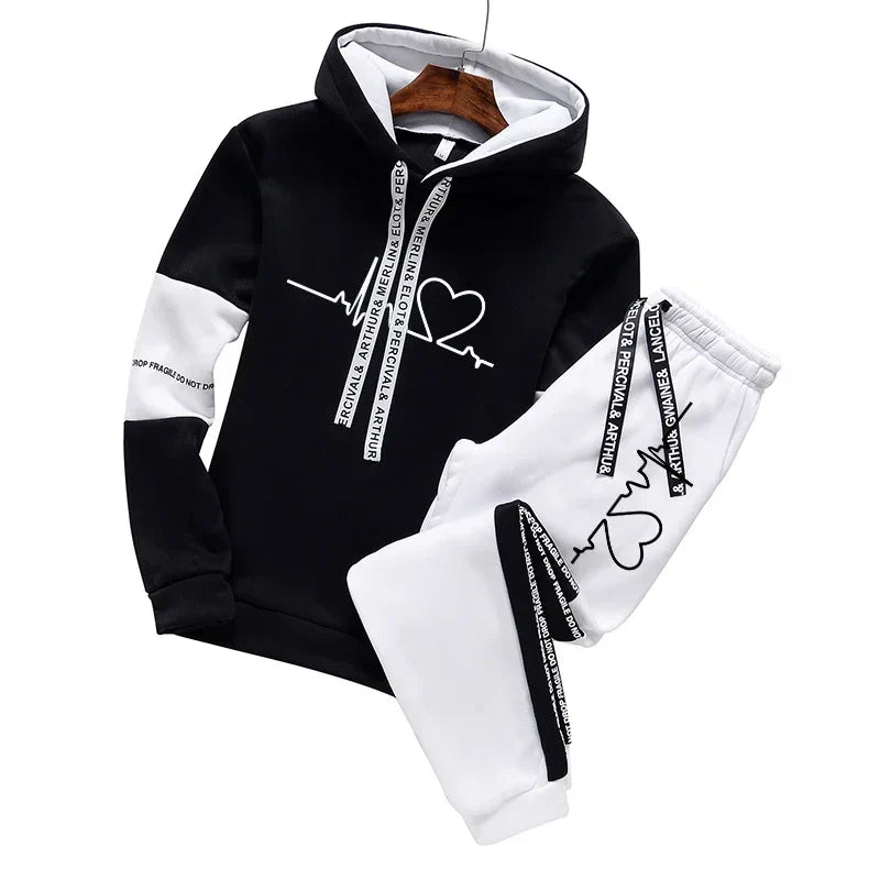 Hoodies Sportswear Sweatshirts for Men Comfortable Autumn Winter Sports Casual Fashion Versatile Sweatpants Daily Dressing Men's