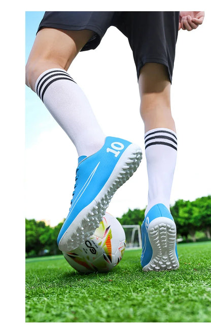 New Men Football Boots Sport Breathable Grass Professional Soccer Shoes High-quality Training Hot-selling Kids Unisex Students