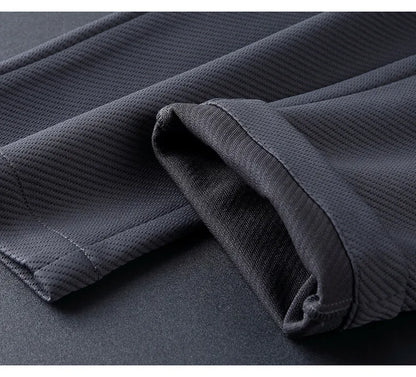 Spring and Autumn New Sportswear Suit Men's Casual Breathable High-end Jacket Trousers Stand-up Collar Zipper Open Mens Clothes