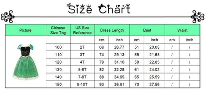 Kids Princess Costume Children Elsa Anna Halloween Dress Girl Cinderella Snow White Dress Rapunzel Mermaid Pageant Disguise