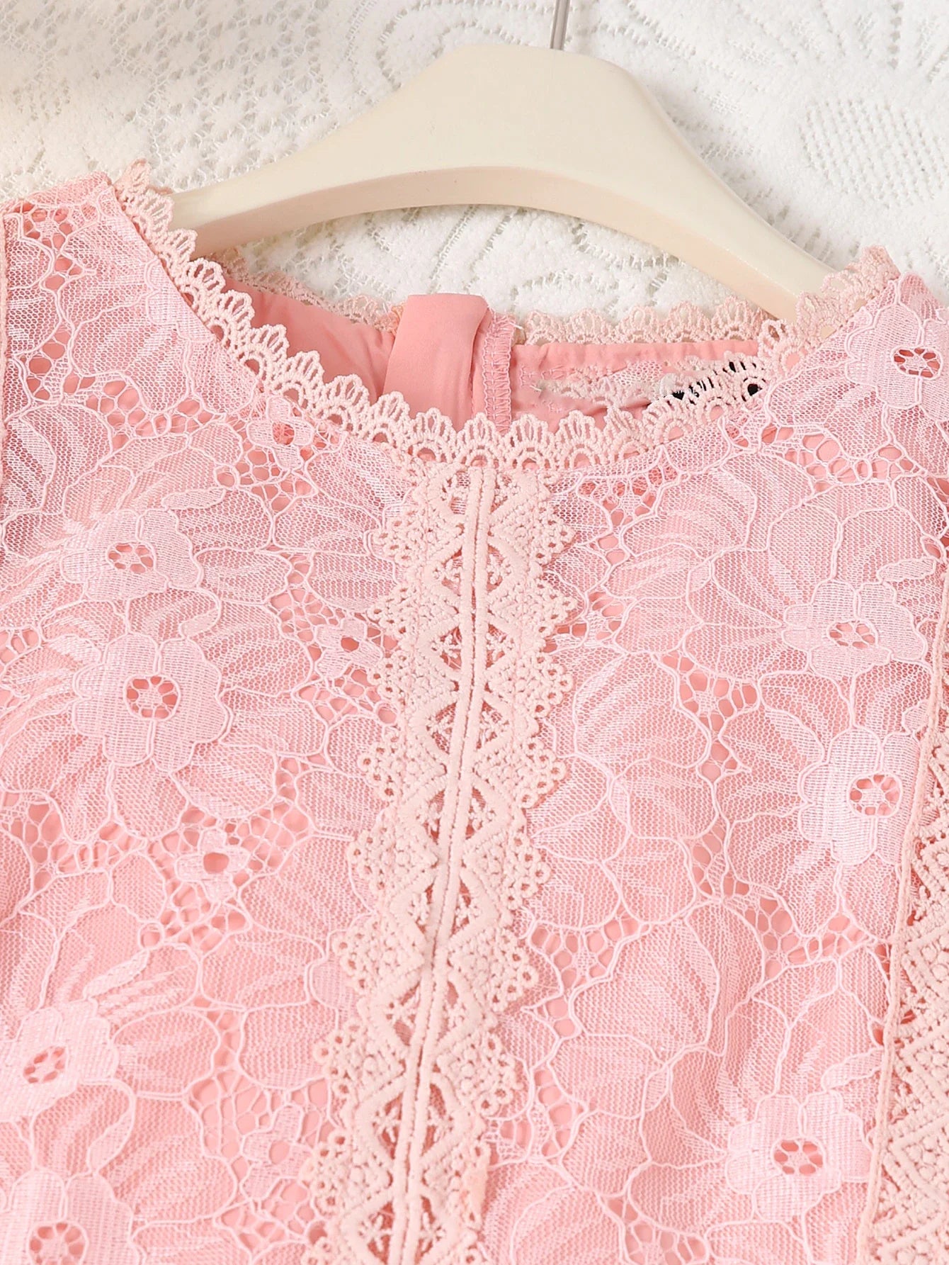 New Summer Girls' Princess Dress With Round Neck Print French Pink Short Sleeve Netting Patchwork Skirt