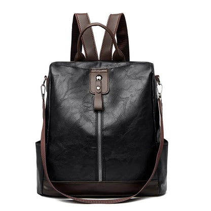 Female Backpack Multifunction PU Leather School Bag Women Shoulder Bag Travel Back Pack Mochila Feminina