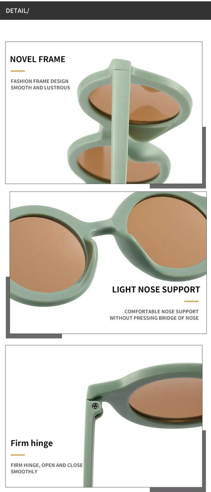 2024 new children's sunglasses yuanchaotong UV400 plastic  glasses  sunglasses