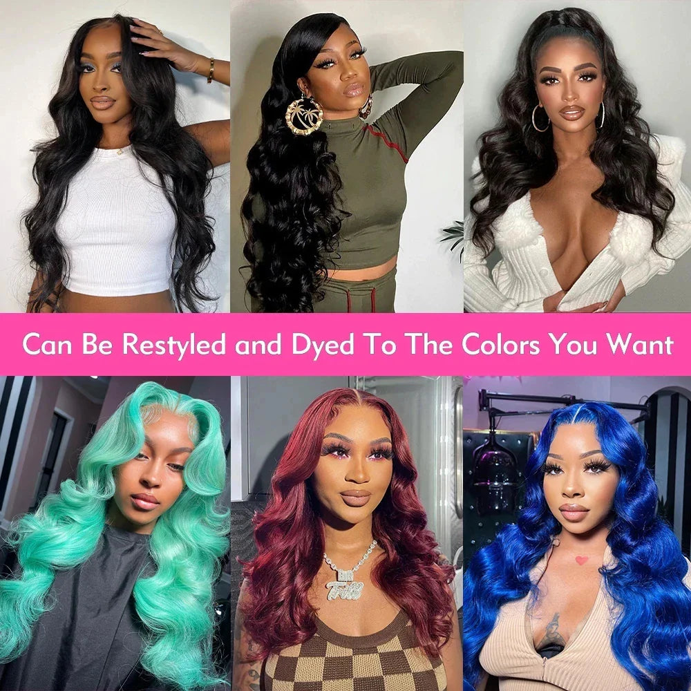 Glueless 7x5 Lace Front Wig Vietnamese Human Hair Bone Straight 13X4 Front Wigs Super Double Drown 13x6 Lace Frontal Wigs 180%
