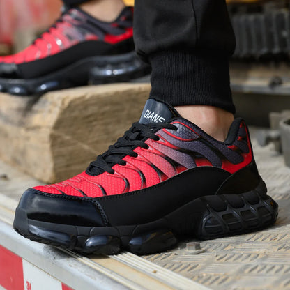 Men Work Sneakers Safety Shoes Indestructible Anti-smash Puncture-proof Protective Shoes Anti Shock Boots Steel Toe Shoes
