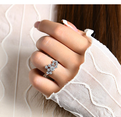 Moissanite Ring D Color 1.5ct Excellent Round Shape 5mm 925 18K Real Engagement Wedding Rings For Women Fine Jewelry