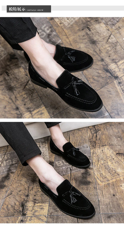 Casual Business Shoes Men Classic Social Office Loafers Men Large Size 48 Trend Casual Flat Party Loafers Male