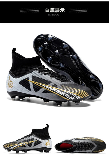 Professional Football Boots Men Soccer Shoes Society Football Cleats Ultralight Training Soccer Sneakers Men Outdoor Sports Shoe