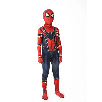 Superhero Spiderman Costume Bodysuit for Spandex Zentai Halloween Spider Man Cosplay Jumpsuit 3D Style