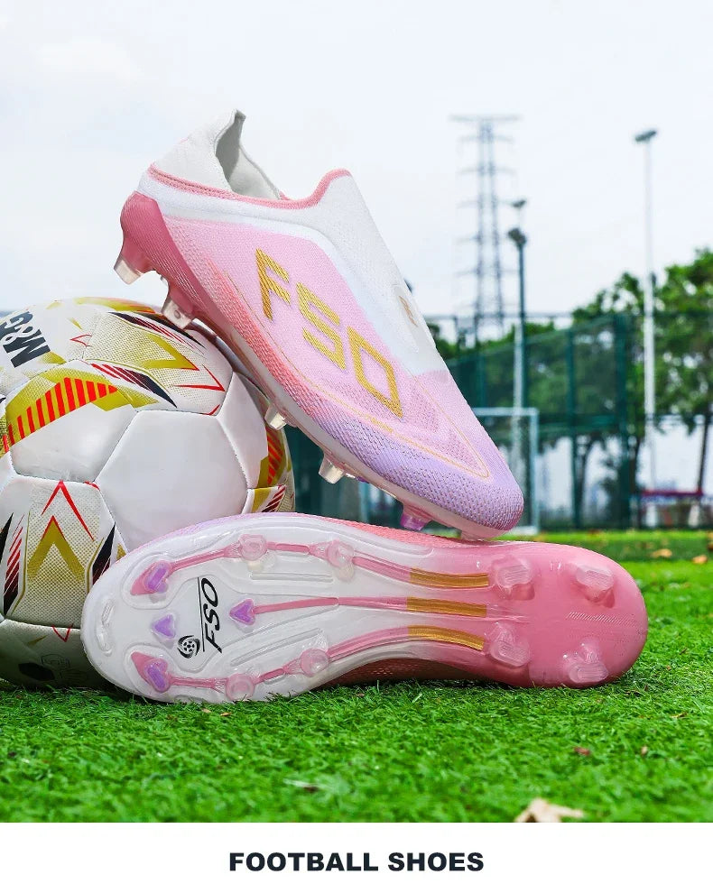 New Men Football Boots High-quality Soccer Shoes Sneakers Match Indoor Non-Slip Grass Cleats Mid-top Light Hot-selling Outdoor