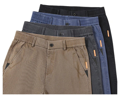 4 Colors New Straight Men's Pants Baggy Casual Lyocell Comfortable Stretch Trousers Male Wide Fashion Korean Pants Streetwear