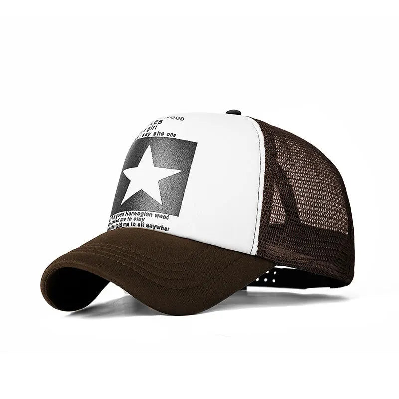 Fashion Letter Embroidery Baseball Cap For Men Women Summer Breathable Mesh Snapback Hat Unisex Hip Hop Trucker Bone Gorras