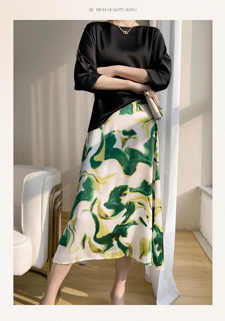 2026 New In Summer Satin Silk Half-Sleeve Tee Tops Basic Solid Women‘s T-Shirt Casual O-neck Thin Shirts Ladies Loose Blouses