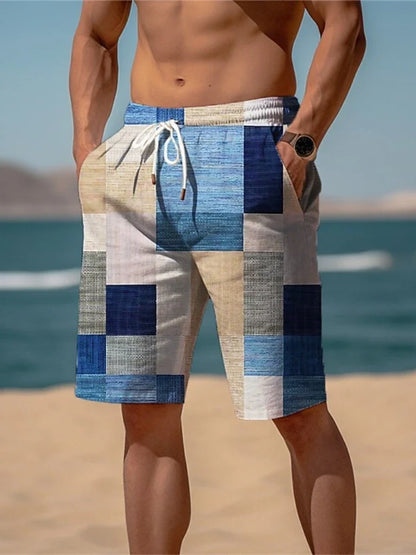 Swim Trunks Quick Dry Board Shorts Bathing Suit Breathable Drawstring With Pockets for Surfing Beach Summer Men's Swim Shorts5XL