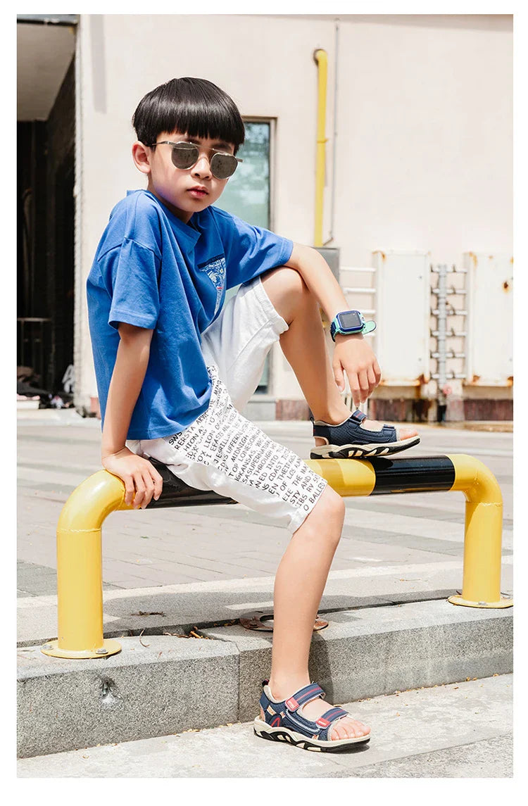 Children Sandals 2026 Summer Children's Sandals Boys Primary School Students Comfortable Soft Bottom Kids Sandals Comfortable