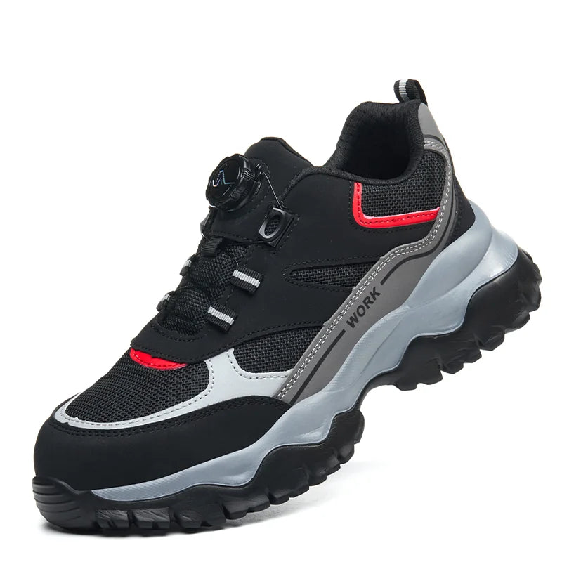 Lightweight Men Safety Botas Men Work Safety Shoes Anti-puncture Steel Toe Cap Non Slip Work Sneakers Male Tactical Boots