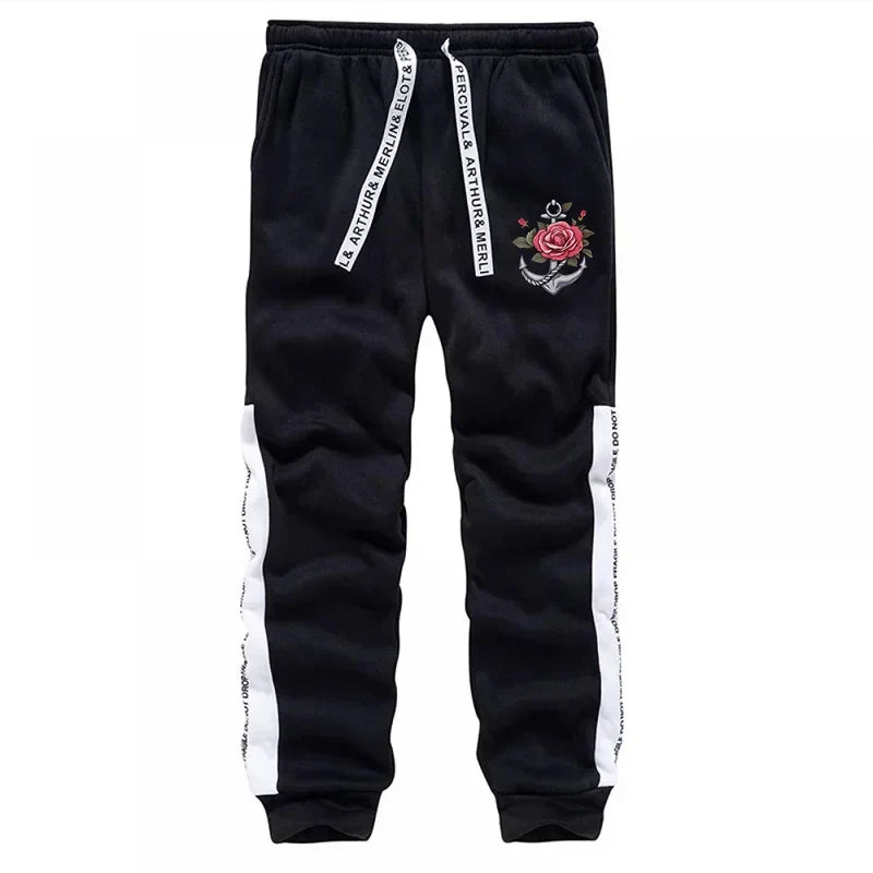 Mens Tracksuit Retro Pattern Printing  Single Piece Sweatshirts Sweatpants Casual Office Home Hoodie Pants Sports Mens Clothing