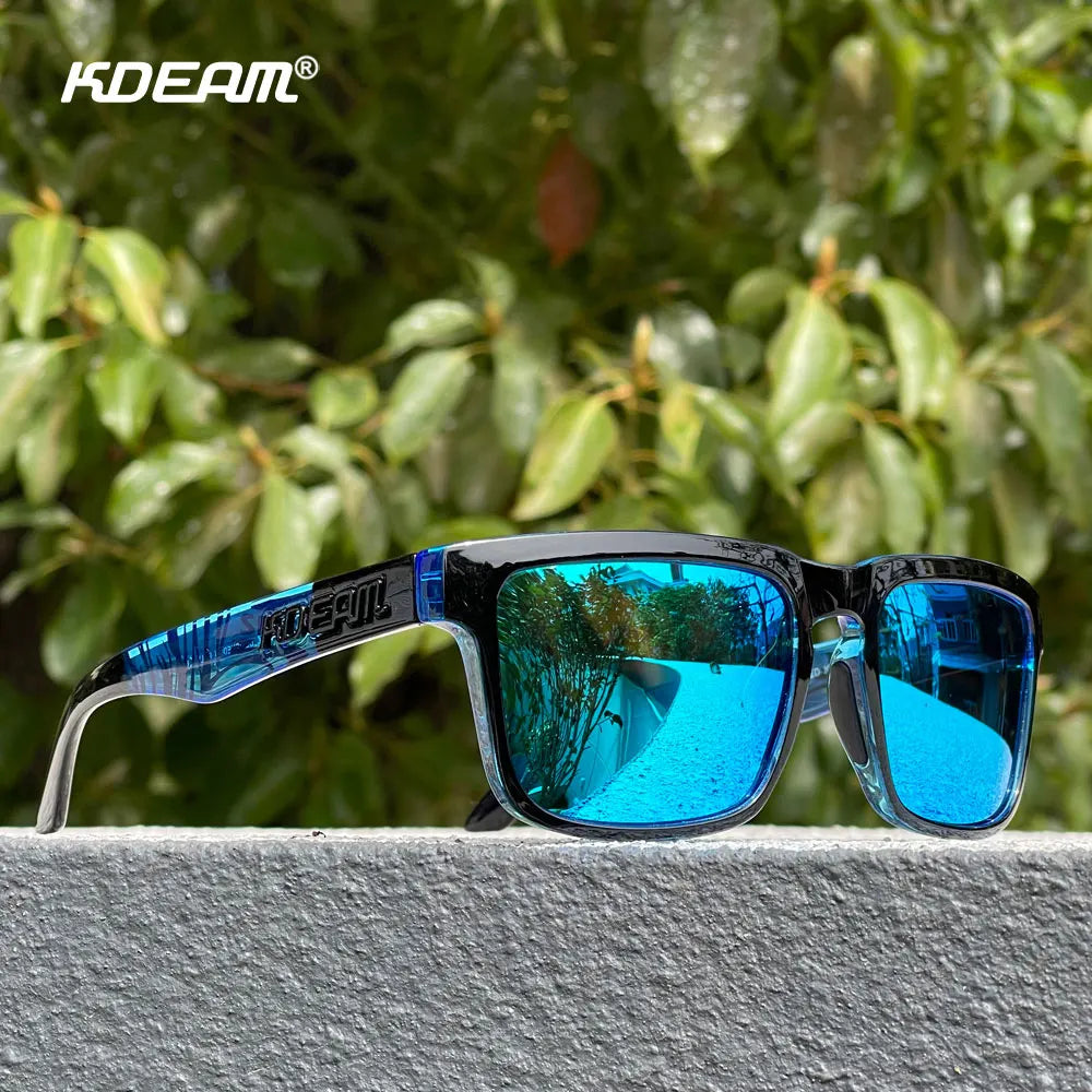Unisex Square Sunglasses Polarized Coated Lens Suitable For Driving Fishing Sunglasses Anti-Blue Light Computer Eyeglasses