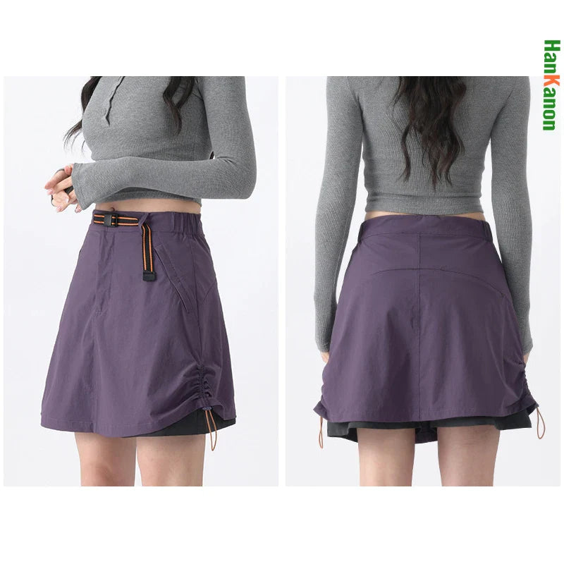 2026 High-Quality Outdoor Women's Mini Skirt, Anti-Exposure, Casual Breathable, Durable and Fashionable Ultra Short Skirt