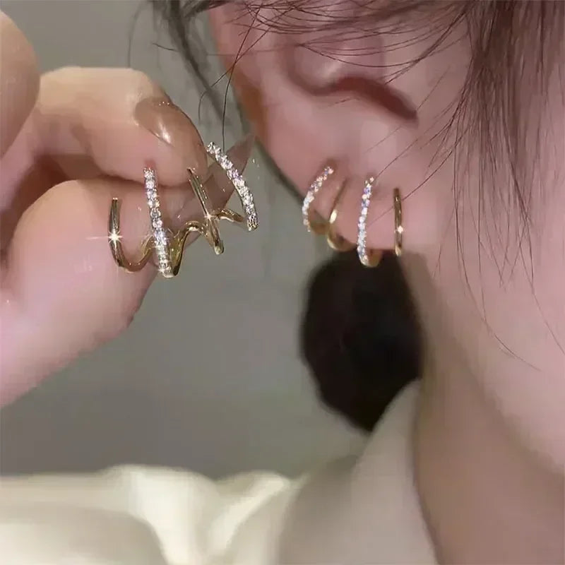 Simple Black Bow Love Earrings for Women Fashionable Personalized Beautiful Daily Accessories Party Jewelry Premium Gifts