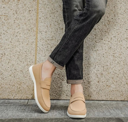 New British style breathable men's loafers fashion youth casual single shoes driving shoes