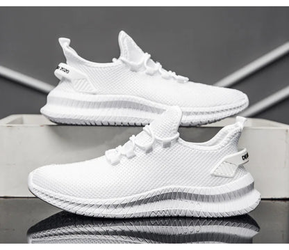 Summer Mesh Men Shoes Breathable Mens Sneakers Trendy Lightweight Walking Big Size Man Tenis Shoes