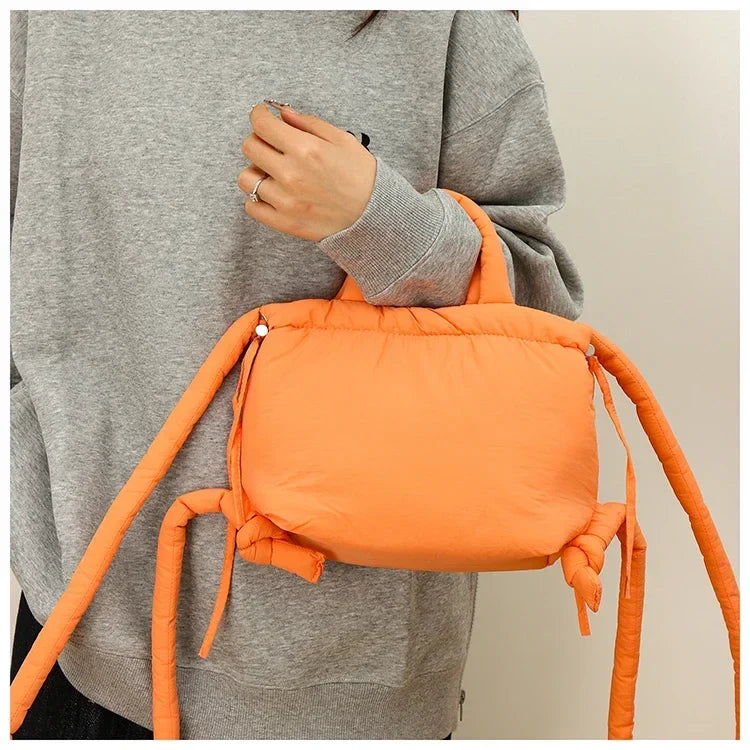 Colorful Nylon Small Square Shoulder and Crossbody Bags Super Cool Simple Versatile Handbags for Women 2024 Casual Hot Sale