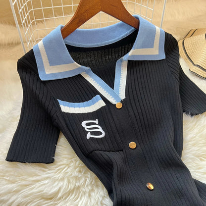 Fashion Summer Knitted Dress Women 2025 New Y2K Embroidery Long Bodycon Sweater Dress Streetwear Lady Vestidos