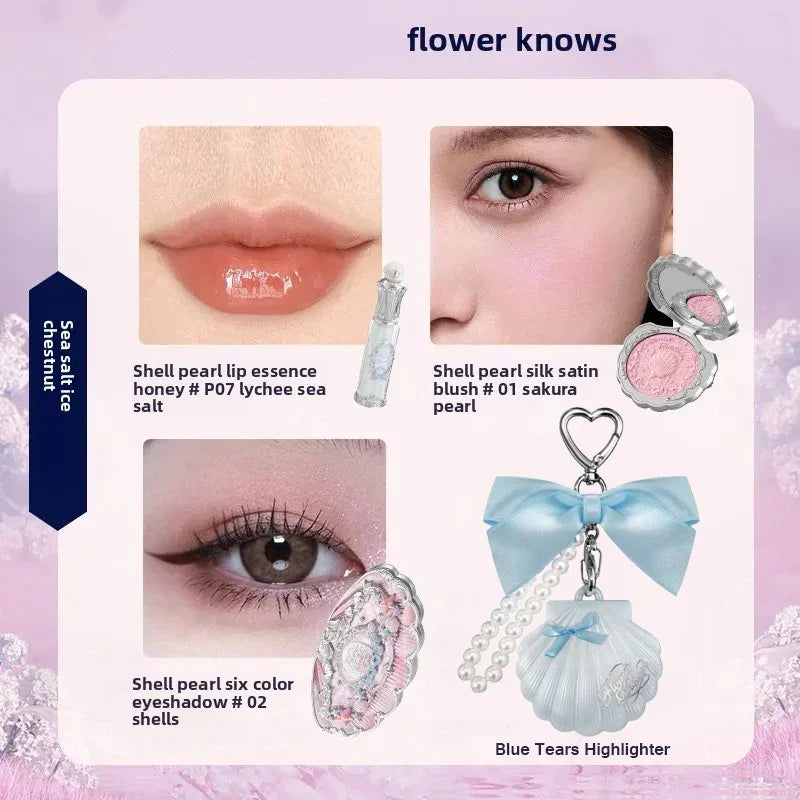 Makeup Sets Little Angel Bunny Garden Lip Glaze Blush Shell Jewelry Birthday Gift Kit De