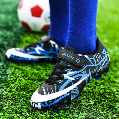 Hot TF/AG Kids Football Shoes Original Child Soccer Shoes Indoor Training Football Field Boots Children‘s Soccer Cleats Sneaker