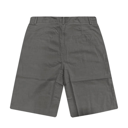 2025 Summer Cotton Linen Shorts for Men Solid Casual Button Pocket Beach Shorts Men's Comfortable Simple Vacation Leiture Pants