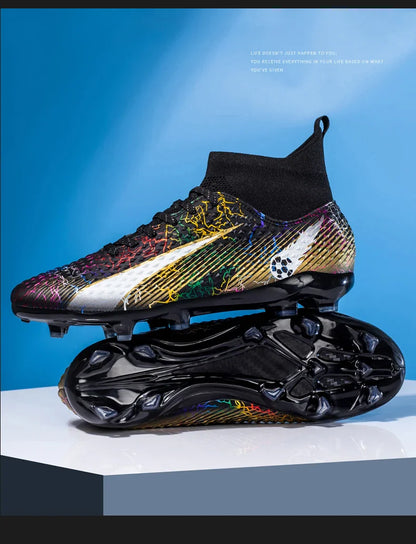 Men Soccer Shoes Kids Football Boots Women Professional Soccer Cleats Antiskid Chaussure TF/FG Outdoor Athletic Football Shoes