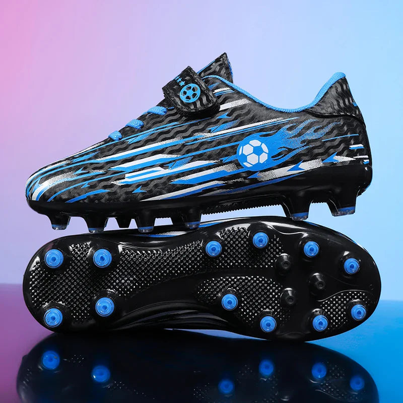 New Kids Professional Soccer Shoes Cleats TF Indoor Men Football Field Boots Original Football Society Shoes Grass Training Fast