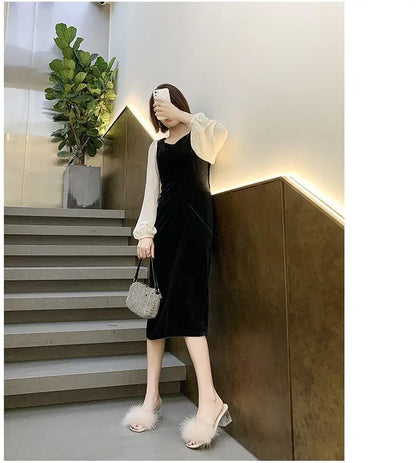 2023 Fluffy Peep Toe Sexy High Heels Women Shoes Fur Feather Lady Fashion Wedding Slip-On Pink Square Toe Women Sandals