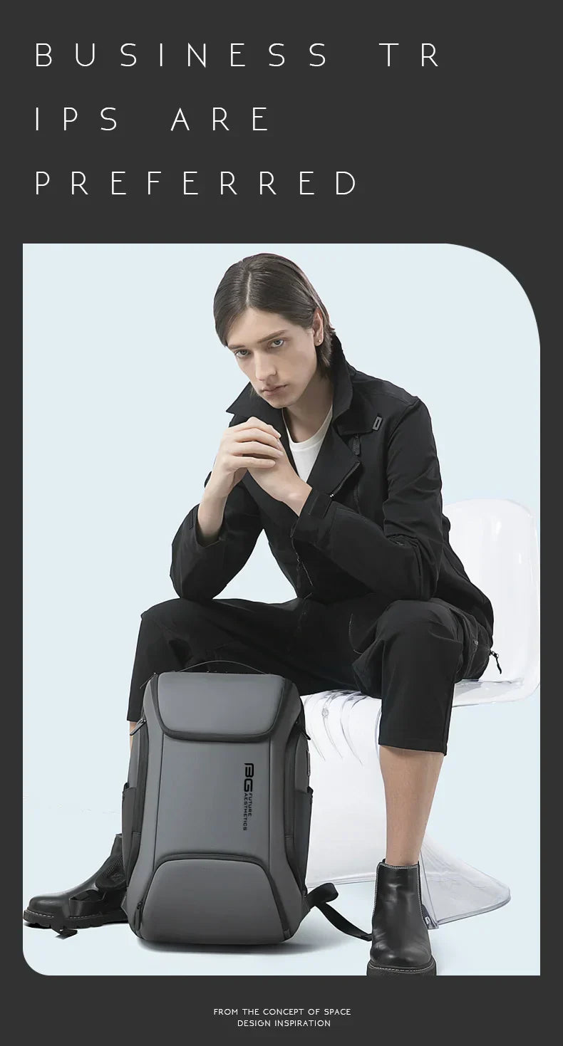 Business USB Charging Smart Backpacks Fits 15.6 Inch Laptop Commute Backpack WaterProof Carry On Bag for Men Travel Bags